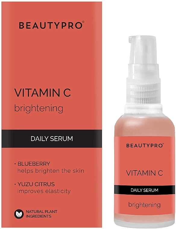 Щоденна сироватка для обличчя з вітаміном С - BeautyPro Brightening 10% Vitamin-C Daily Serum — фото N1