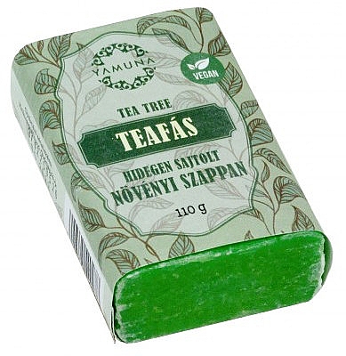 Мыло холодного отжима "Чайное дерево" - Yamuna Tea Tree Cold Pressed Soap — фото N1