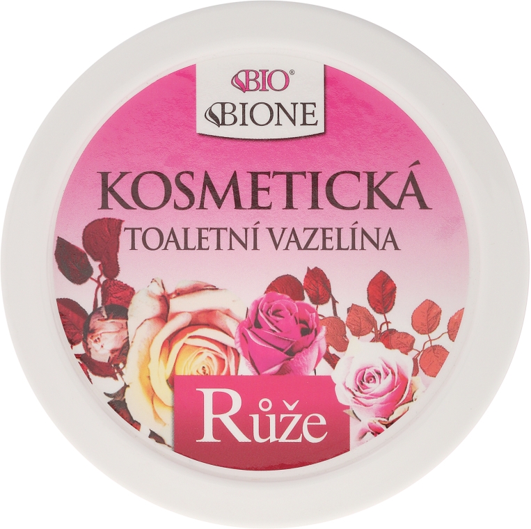 Косметичний вазелін - Bione Cosmetics Cosmetic Vaseline With Rose Oil — фото N1