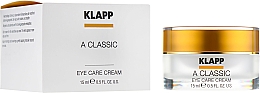 Крем для век "Витамин А" - Klapp A Classic Eye Care Cream — фото N2