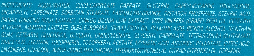 Крем ароматизований живильний для чоловіків - Helan Emozione Blu Scented Nourishing Cream — фото N4