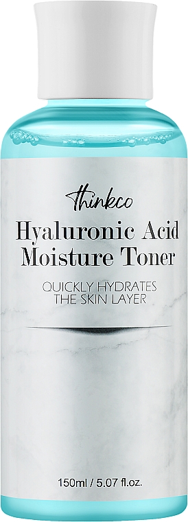 Зволожувальний тонер з гіалуроновою кислотою - Thinkco Hyaluronic Acid Moisture Toner — фото N1