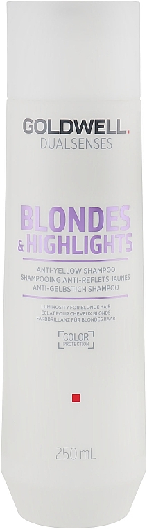 УЦЕНКА Шампунь против желтизны для осветленных волос - Goldwell Dualsenses Blondes&Highlights * — фото N2