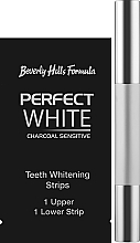 Набор для отбеливания - Beverly Hills Formula Perfect White Black Charcoal 2 in 1 Whitening Kit — фото N2
