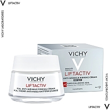 Розгладжувальний крем з гіалуроновою кислотою для корекції зморщок, для сухої шкіри обличчя - Vichy Liftactiv  — фото N2
