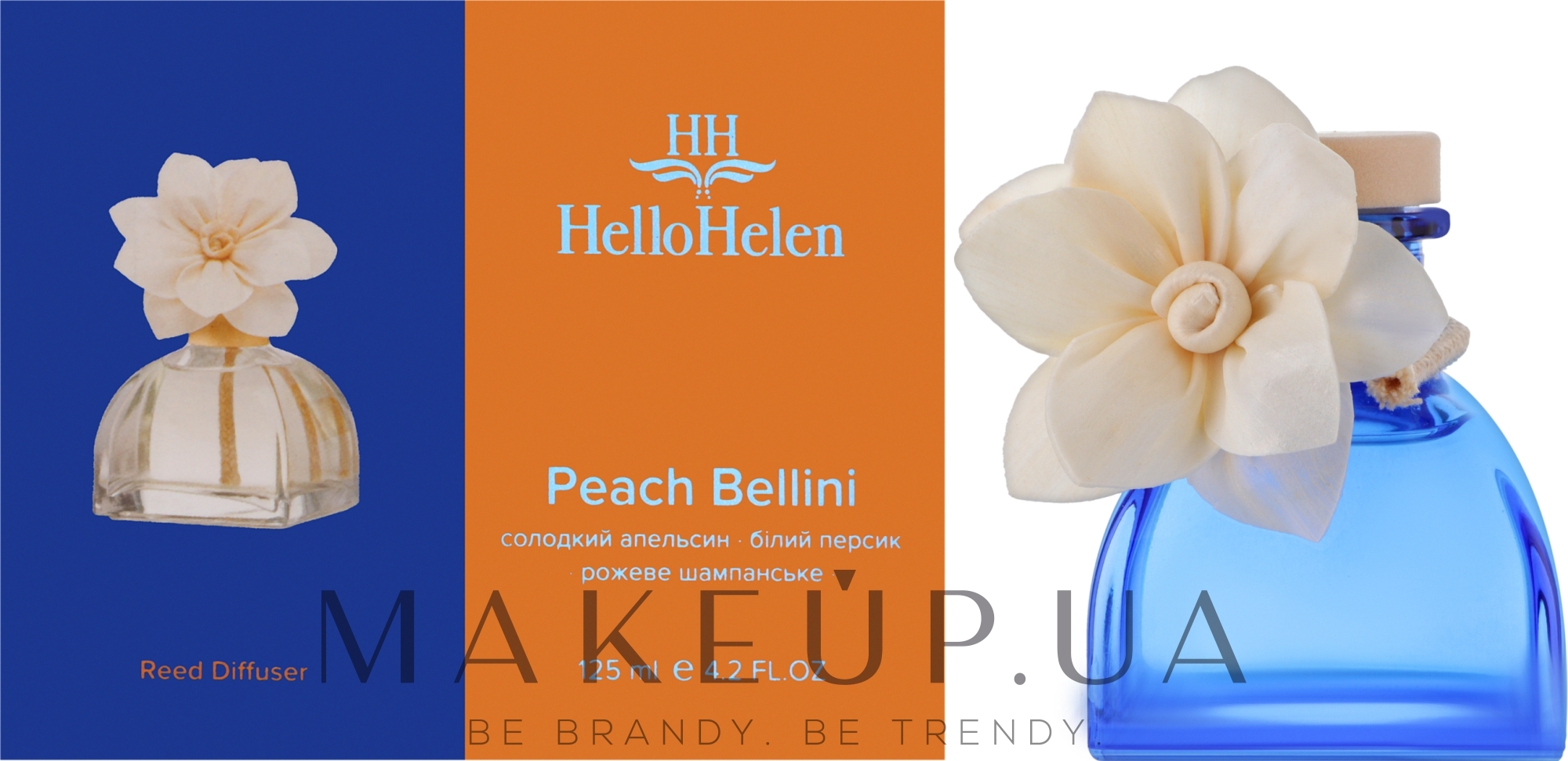Аромадифузор для дому - HelloHelen Peach Bellini Diffuser — фото 125ml