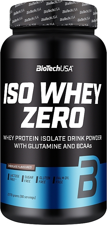 Протеїн "Шоколад" - BiotechUSA ISO Whey Zero Lactose Free Chocolate Protein — фото N1