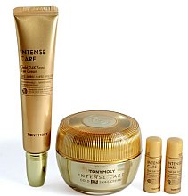 Парфумерія, косметика Набір - Intense Care Gold 24k Snail Skin Care Set (eye/cream/30ml + cream/45ml + emulsion/2ml + toner/2ml)