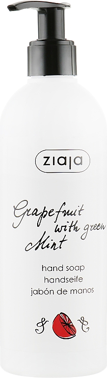 Гель-мыло для рук "Грейпфрут с мятой" - Ziaja  — фото N1