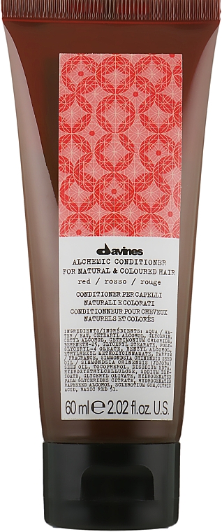 Кондиционер для натуральных и окрашенных волос (красный) - Davines Alchemic Conditioner