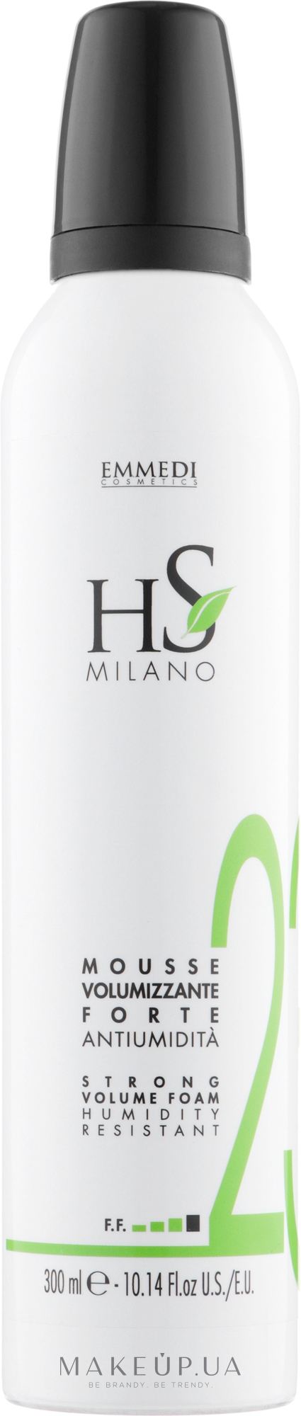 Мус для об'єму волосся - HS Milano Strong Volume Foam — фото 300ml
