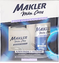 Парфумерія, косметика Набір - Makler Magic Nights After Shave & Body Spray (lot/100ml + deo/150ml)