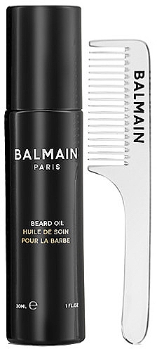 Набор - Balmain Signature Men's Giftset (oil/30ml + shampoo/200ml + scrub/100g + brush/1p) — фото N5