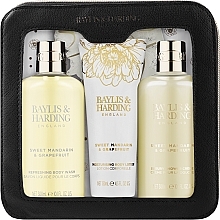 Духи, Парфюмерия, косметика Набор - Baylis & Harding Sweet Mandarin & Grapefruit (sh/gel/300ml + hand/body/lot/150ml + sh/cr/300ml + bag)