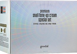 Духи, Парфюмерия, косметика Набор - Goodal Premium Snail Tone-Up Special Set (cr/50ml + toner/18ml + cr/20ml)