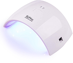 Лампа UV/LED, белая с розовым - Sun LED+UV Lamp 9C 24W — фото N1