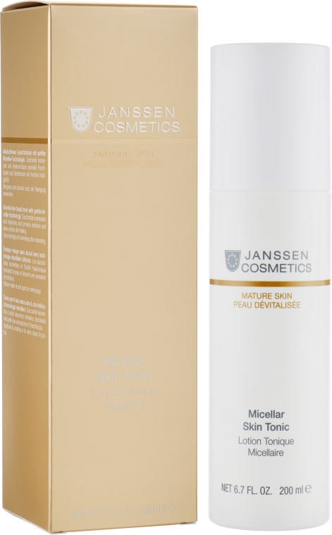 Міцелярний тонік з гіалуроновою кислотою - Janssen Cosmetics Mature Skin Micellar Skin Tonic — фото N1