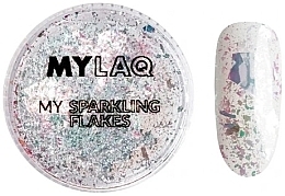 Парфумерія, косметика Пилок для нігтів - MylaQ My Sparkling Flakes