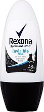 Духи, Парфюмерия, косметика Антиперспирант-ролик "Чистая вода" - Rexona Invisible Aqua Antiperspirant Roll