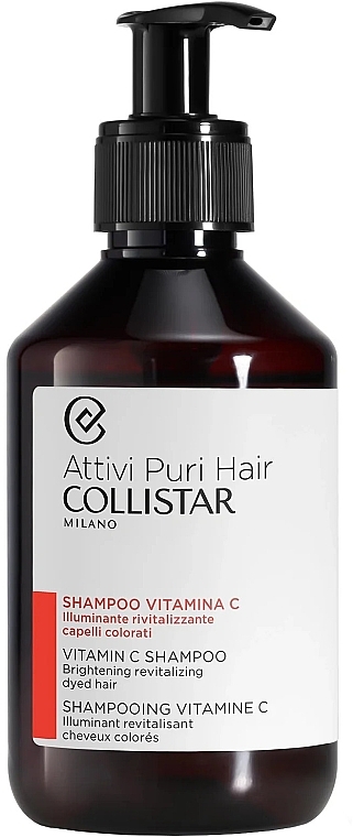 Шампунь для волос с витамином C - Collistar Attivi Puri Hair Vitamin C Shampoo — фото N1