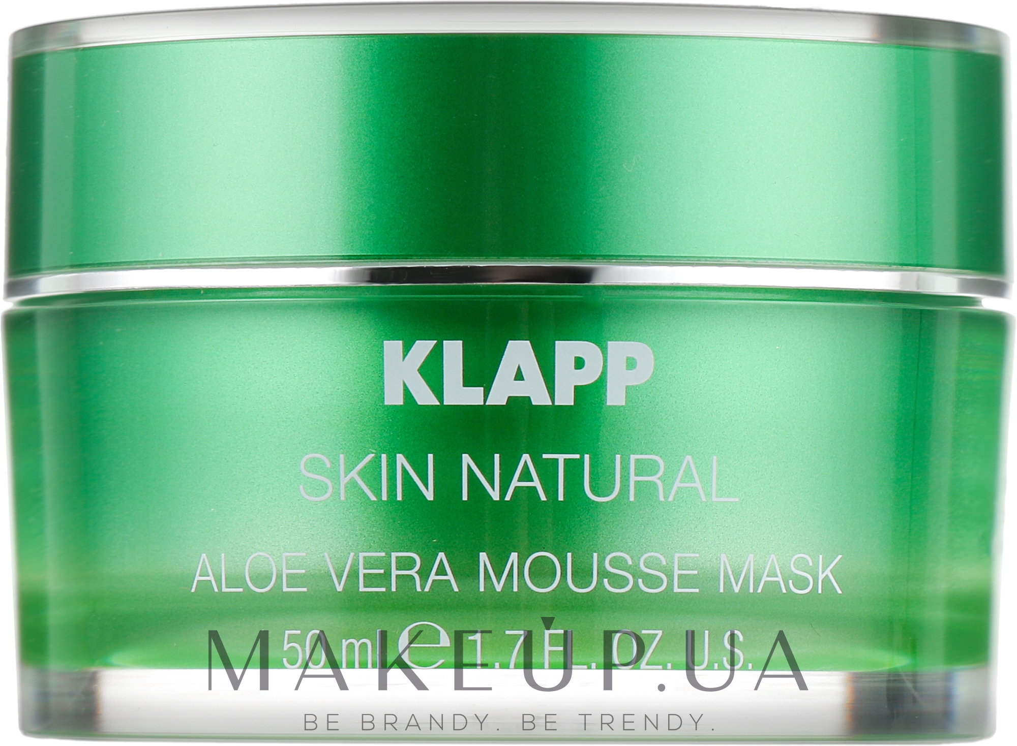 Маска "Алоэ Вера"для лица - Klapp Skin Natural Aloe Vera Mousse Mask — фото 50ml