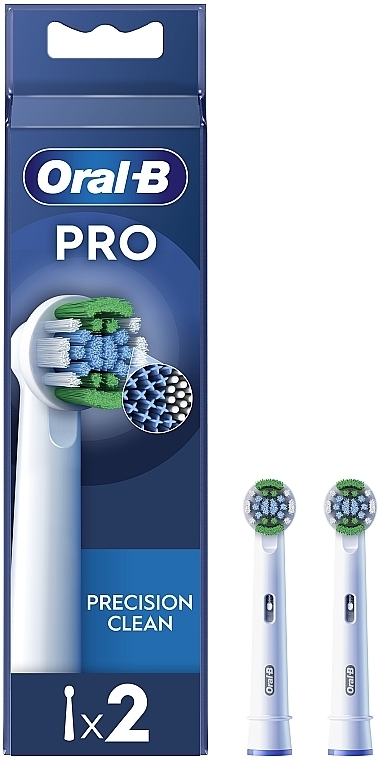 Сменные насадки для электрической зубной щетки, 2 шт. - Oral-B Pro Precision Clean — фото N1