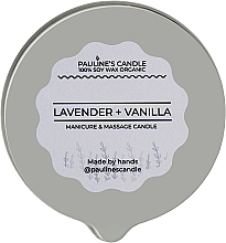 Массажная свеча "Лаванда и ваниль" - Pauline's Candle Lavender & Vanilla Manicure & Massage Candle — фото N5