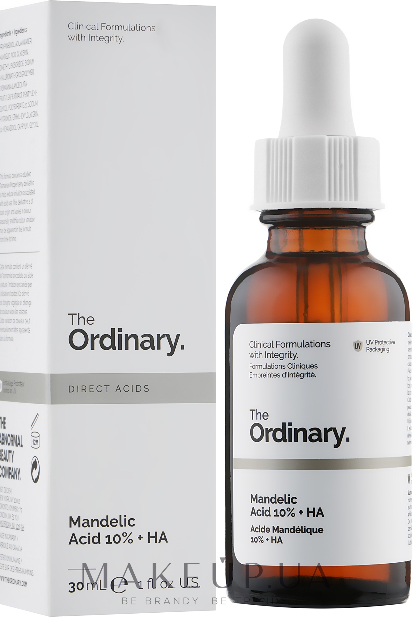 Пилинг с миндальной кислотой - The Ordinary Mandelic Acid 10% + HA — фото 30ml