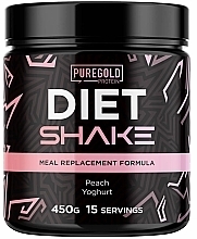 Дієтичний коктейль "Персиковий йогурт" - PureGold Diet Shake Peach Yogurt — фото N1