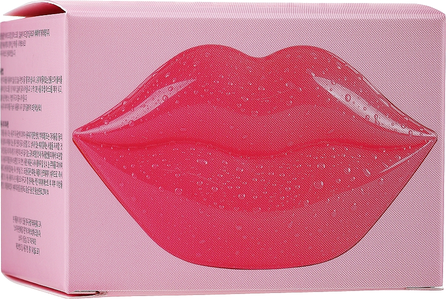 Гидрогелевая маска для губ с ароматом персика - Kocostar Lip Mask Pink — фото N4