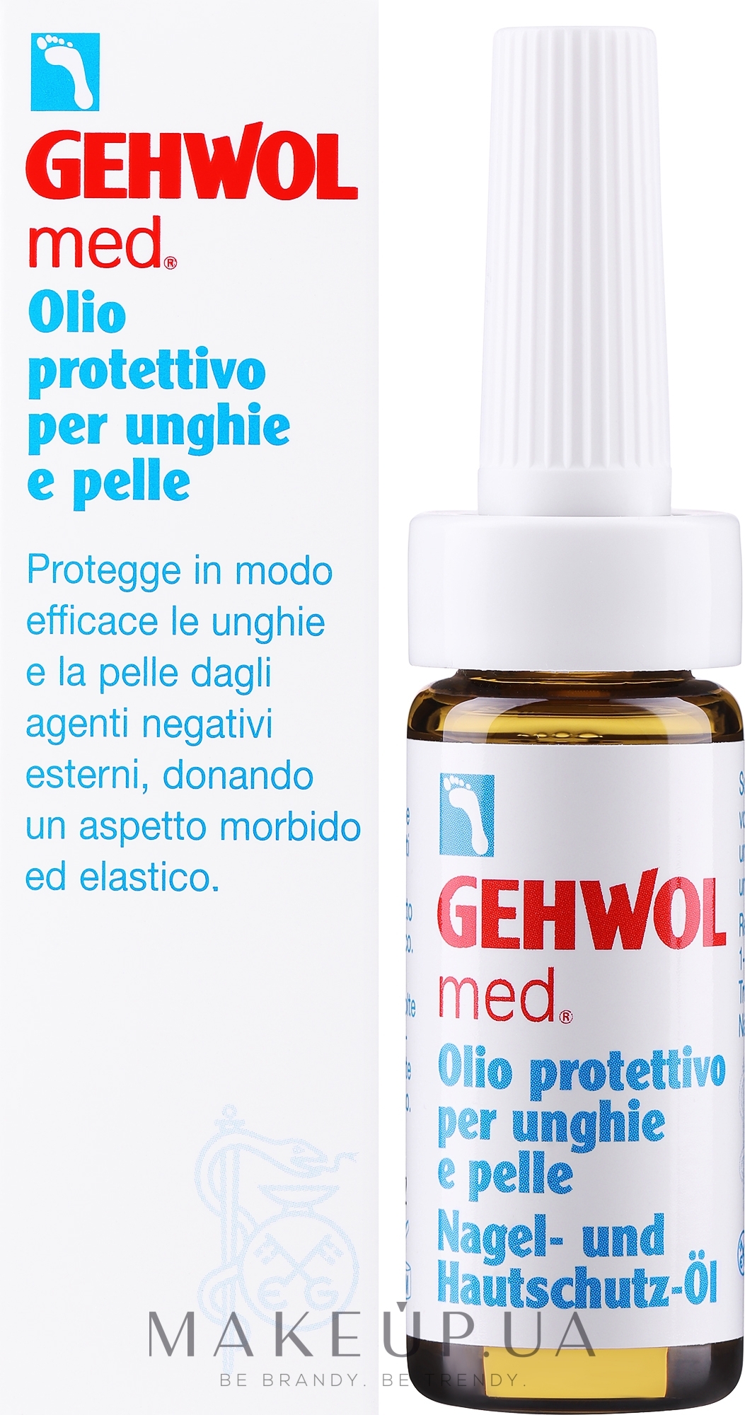 Защитное масло для ногтей и кожи - Gehwol Nagel-und Hautschutz-Ol — фото 15ml