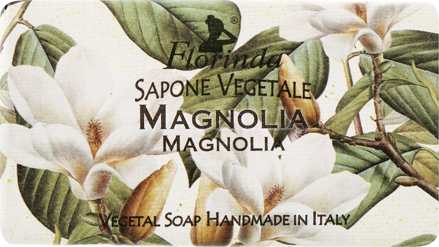 Мыло натуральное "Магнолия" - Florinda Sapone Vegetale Magnolia — фото N1