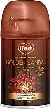 Парфумерія, косметика Змінний балон для автоматичного освіжувача "Золотий сандал" - IFresh Premium Aroma Golden Sandal Automatic Spray Refill