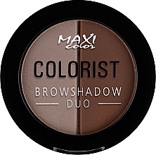 УЦЕНКА Тени для бровей - Maxi Color Colorist Browshadow Duo * — фото N2