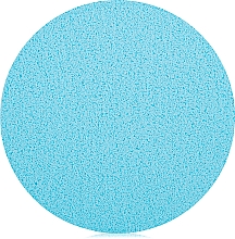 Спонж для макияжа прорезиненный "Круг" SP-137, голубой - Silver Style — фото N1