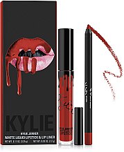 Духи, Парфюмерия, косметика Набор для губ - Kylie Cosmetics Lip Kit (lipstick/3.25g + l/pencil/1g)