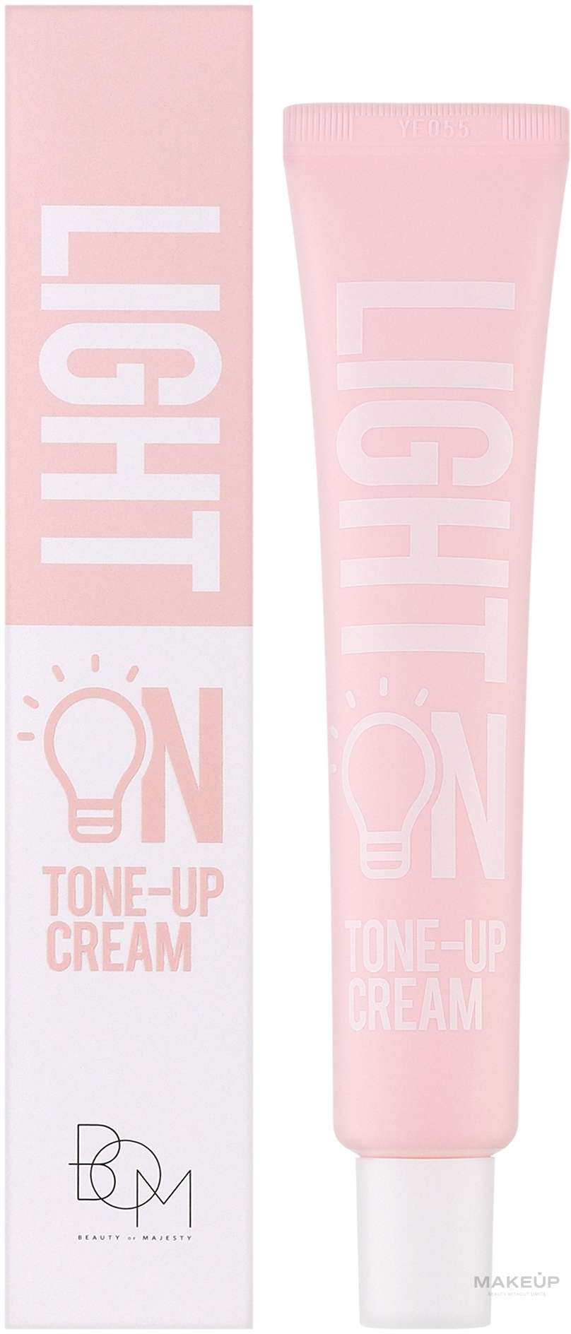 Тонувальний крем для обличчя - Beauty Of Majesty Light On Tone-Up Cream — фото 40ml