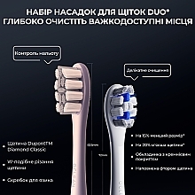 Розумна зубна щітка Oclean X Pro Digital Gold, 2 насадки - Oclean X Pro Digital Electric Toothbrush Champagne Gold — фото N9