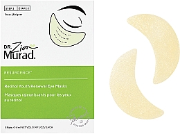 Ретиноловая омолаживающая маска под глаза - Murad Resurgence Retinol Youth Renewal Eye Mask — фото N2