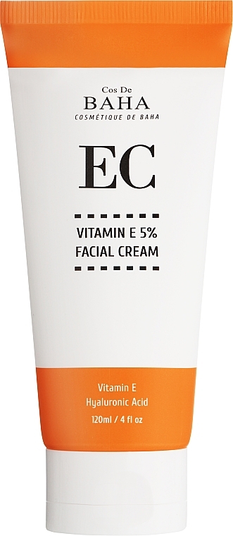 Крем для обличчя з вітаміном Е 5% - Cos De BAHA Vitamin E 5% Facial Cream  — фото N1