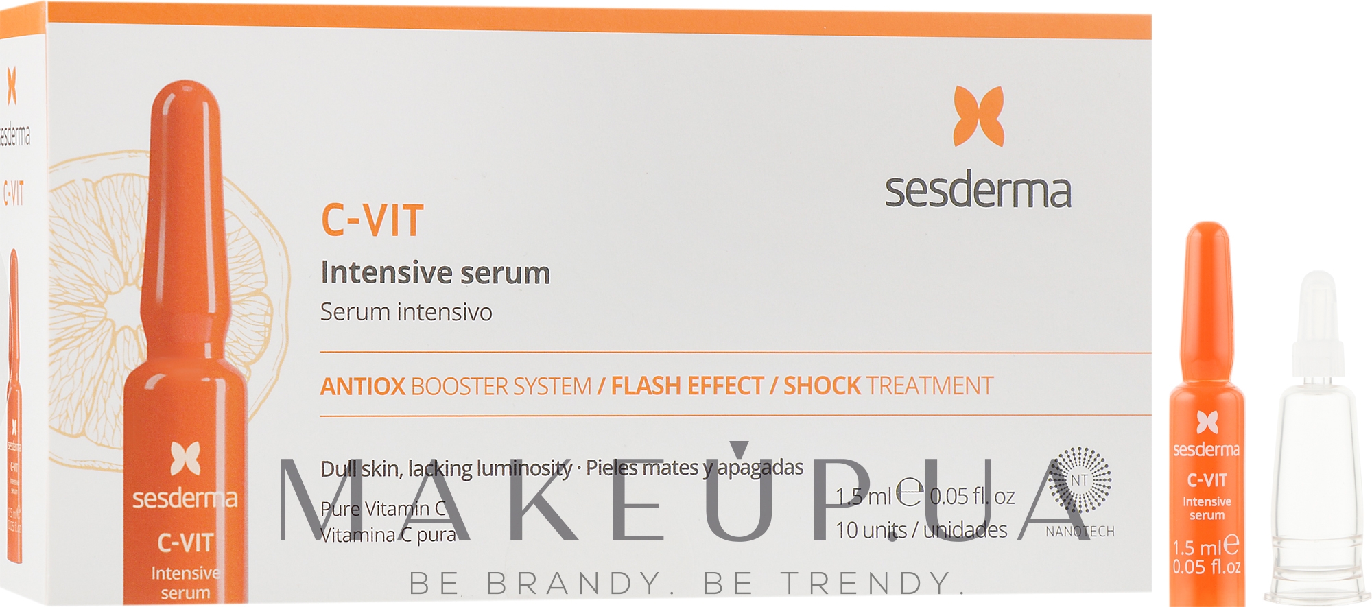 Интенсивная сыворотка мгновенной красоты - SeSDerma Laboratories C-Vit Intensive Serum Flash Effect — фото 10x1.5ml