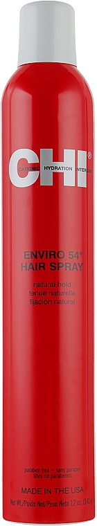 Лак для нормальной фиксации волос - CHI Enviro 54 Natural Hold Hair Spray — фото N3