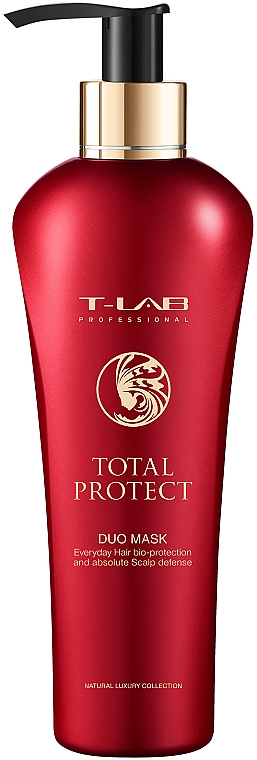 Маска для біозахисту й зволоження волосся - T-Lab Professional Total Protect Duo Mask — фото N1