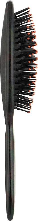 Массажная щетка для волос, HB-06-01, черная с узором - Beauty LUXURY — фото N2