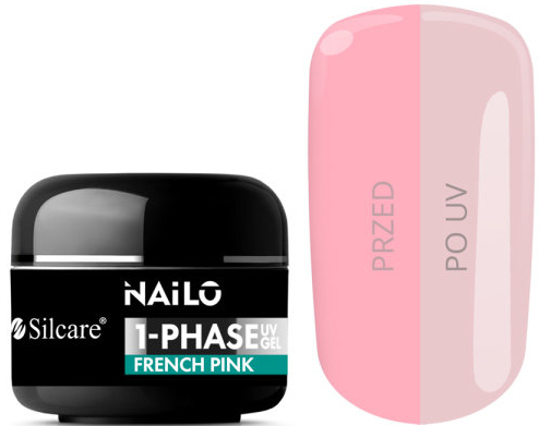 Гель для ногтей - Silcare Nailo 1-Phase Gel UV French Pink  — фото N1