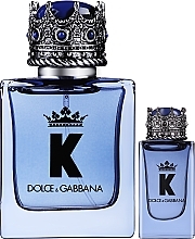 Dolce&Gabbana K - Набір (edp/50 ml + edp/mini/5ml) — фото N1