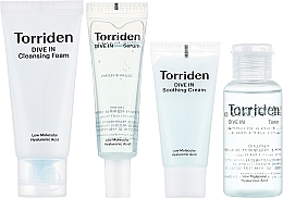 Набір - Torriden Dive-In Kit (cr/20ml + foam/30ml + toner/50ml + serum/20ml) — фото N2