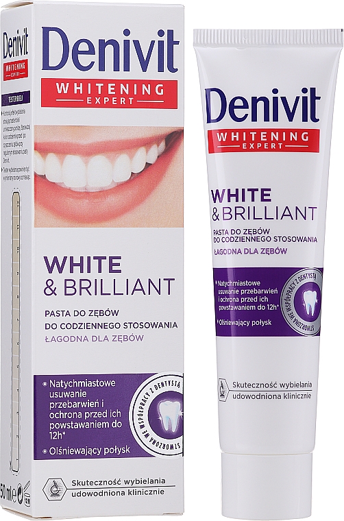 Зубная паста "White&Brillant" - Denivit