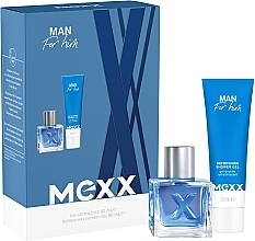 Mexx Man Gift Set - Набор (edt/30ml + sh gel/50ml) — фото N1