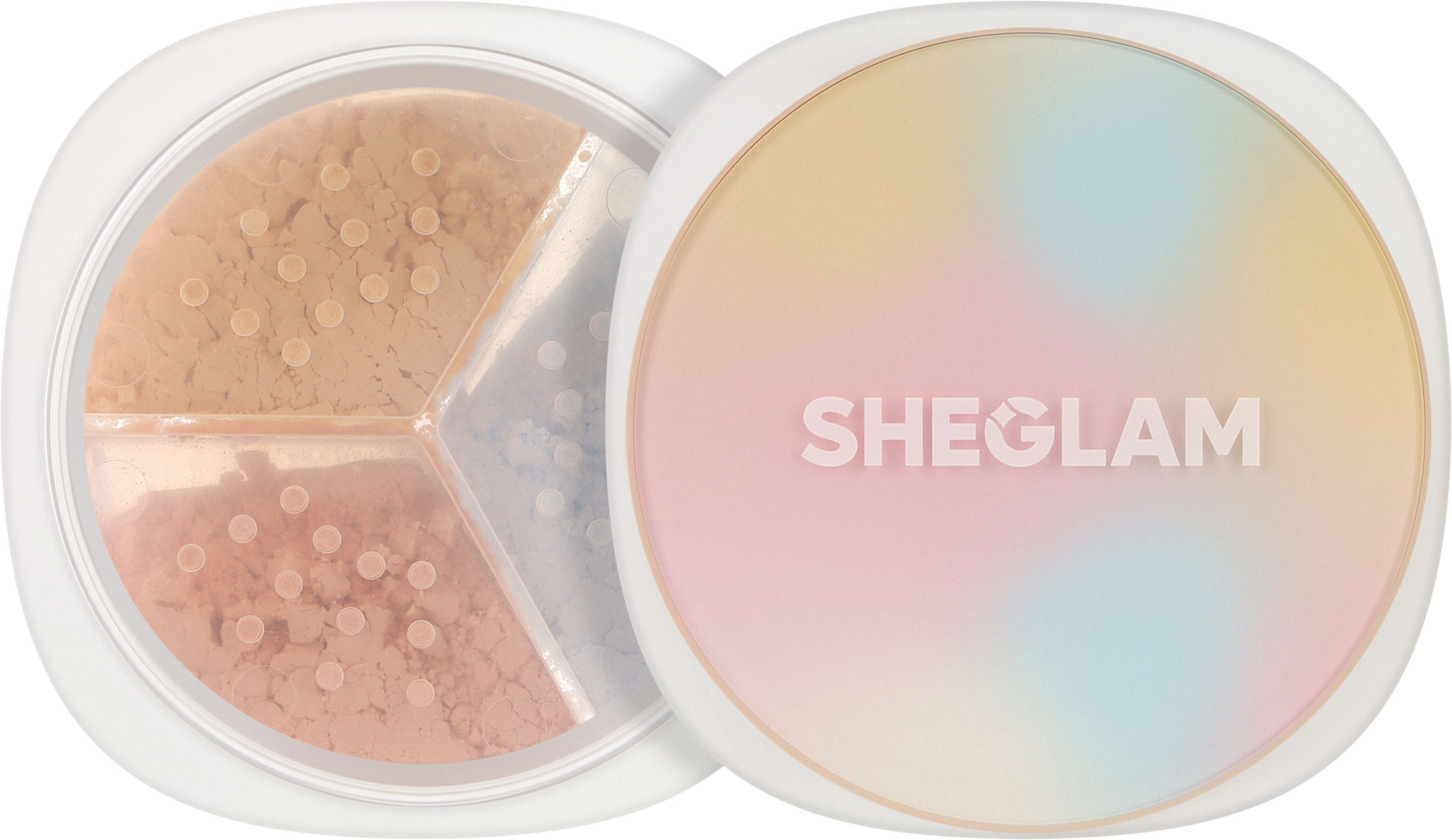 Корректирующая пудра для лица 3в1 - Sheglam Radiance Ring 3-In-1 Correcting Setting Powder — фото 8g